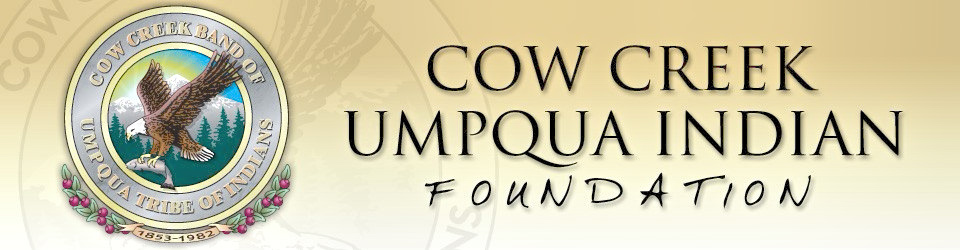 Banner for the Cow Creek Umpqua Indian Foundation