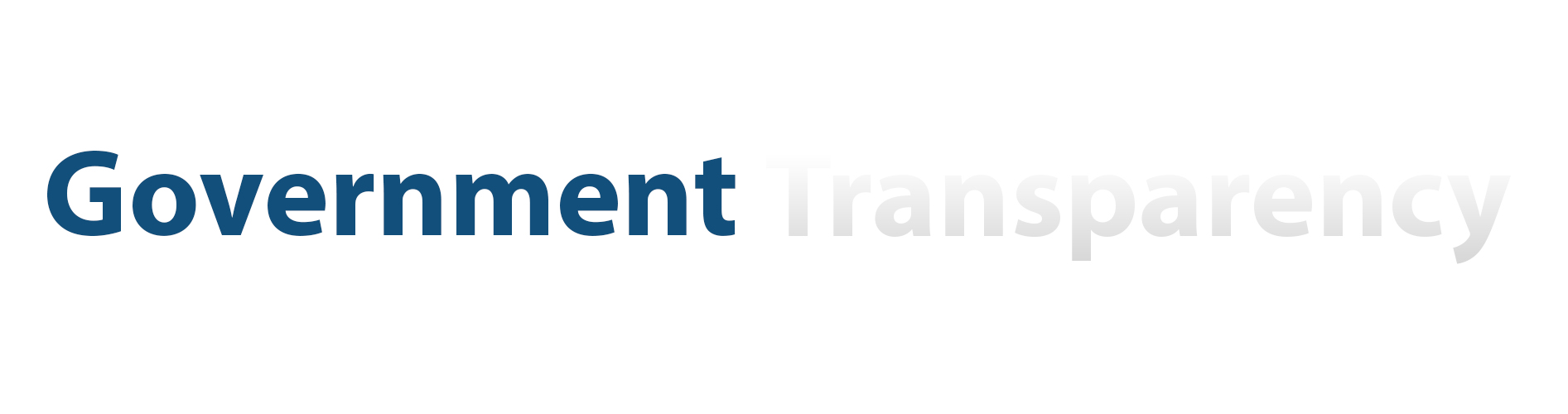 graphic reading "government transparency"