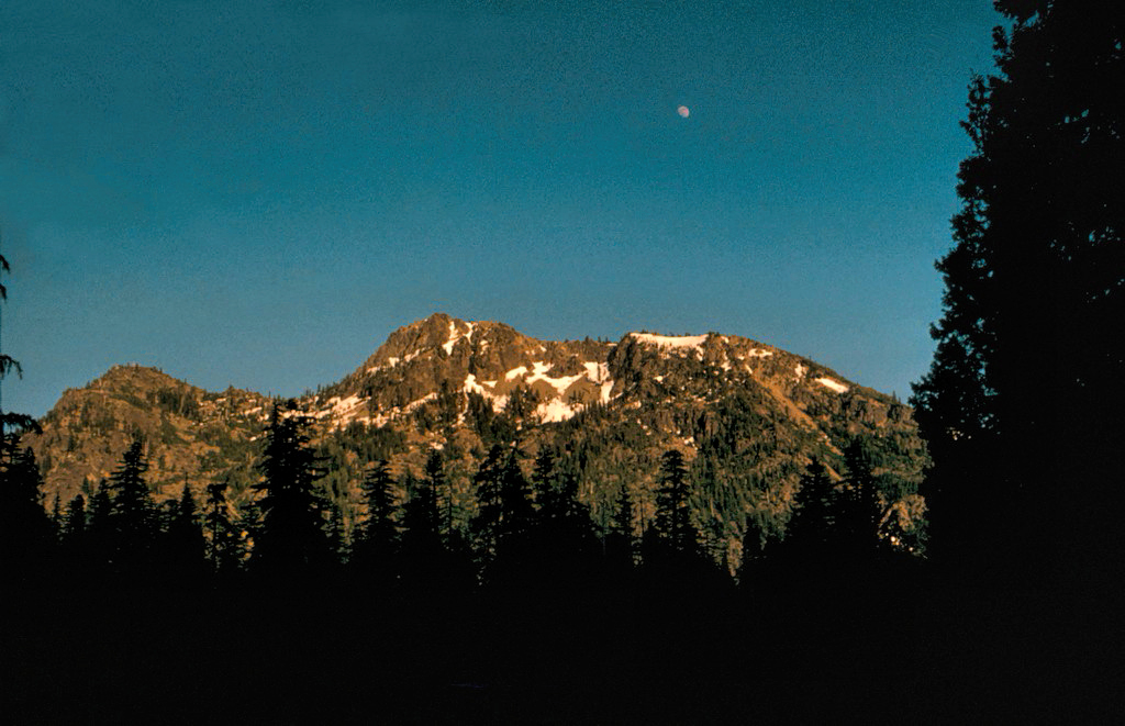 photo of sunset on El Capitan in Yosemite.