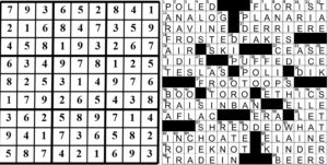 collage of this weeks puzzle solutions