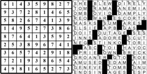 collage of this week's puzzle solutions.