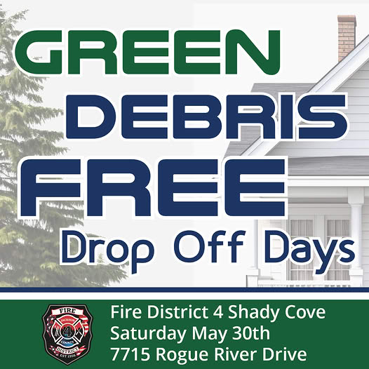ad for free debris drop off at fd4