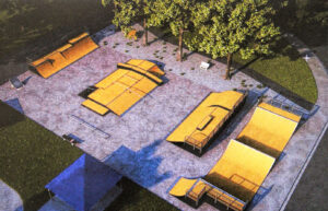 photo of a skate park.