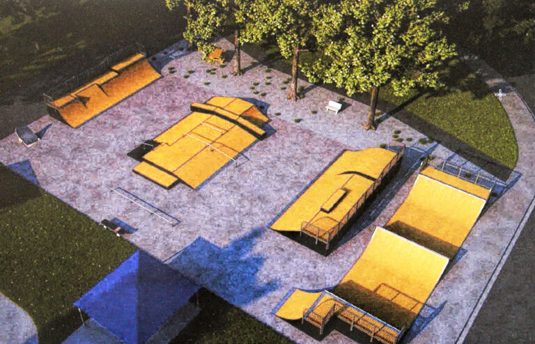 photo of a skate park.