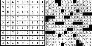 collage of this week's puzzle solutions.