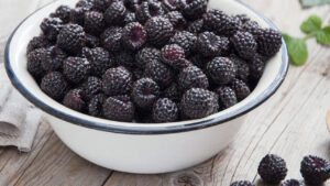 photo of black raspberries