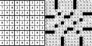 collage of this week's puzzle solutions.