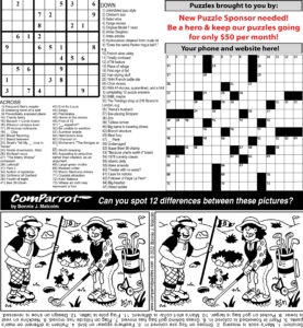 collage of this week's puzzles