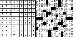 collage of this week's puzzle solutions