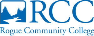 logo for rogue community college