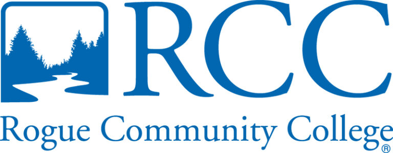 logo for rogue community college
