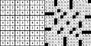 collage of this week's puzzle solutions