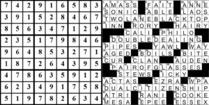 collage of this week's puzzle solutions