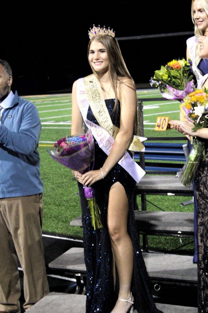 photo of a high school homecoming queen.