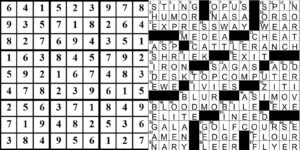 collage of this week's puzzle solutions