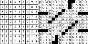 collage of this week's puzzle solutions