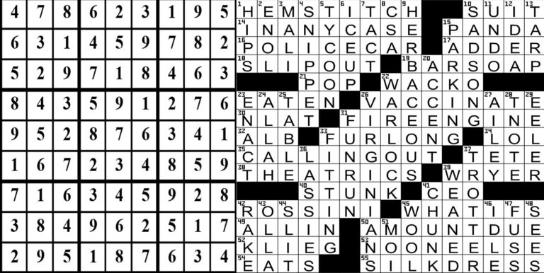 collage of this week's puzzle solutions
